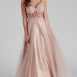 Pink Blush Prom Dress By Blondie Nites