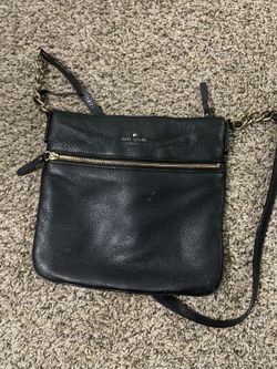 Kate Spade Black Leather Crossbody Bag