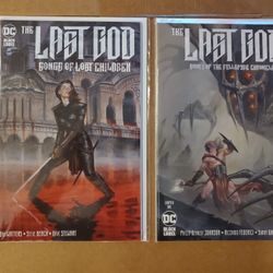 Dc Comics The Last God Comic Book Lot of 2 Black Label NM