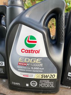 Castrol Edge 5W-20 synthetic gallons