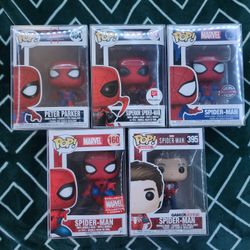 Spider-man Funko Pop Lot