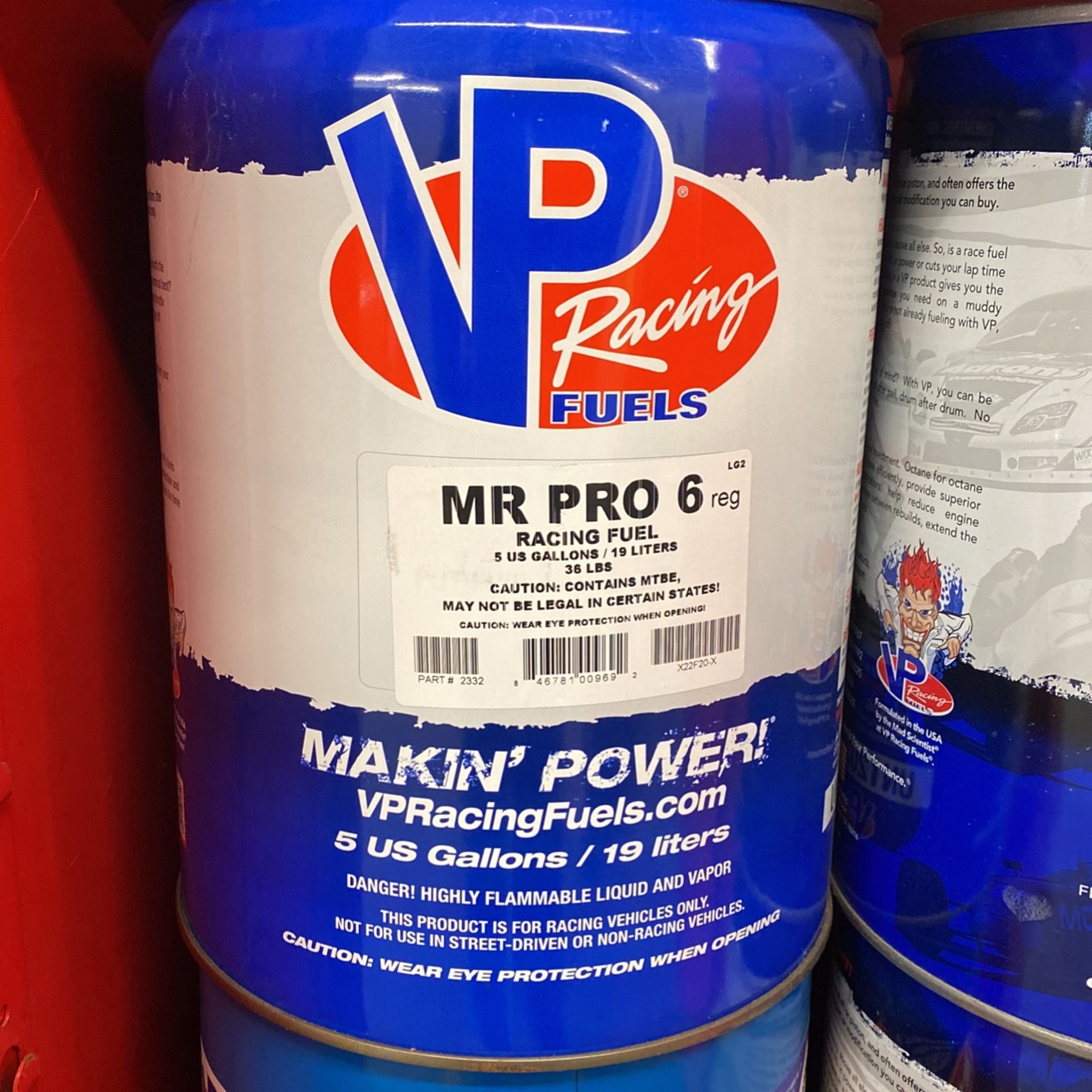 VP MR PRO 6 (5GAL PAIL) FUEL