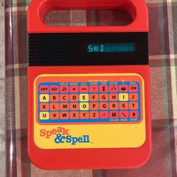 Speak And Spell Learning Game