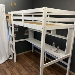 Bed With Desk