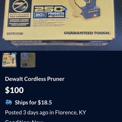 Dewalt Cordless Pruner