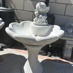 New Fountain Made Out Of Cement Perfect Gift 🎁 