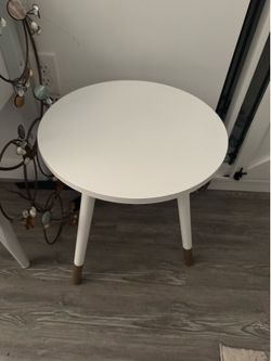 White side table