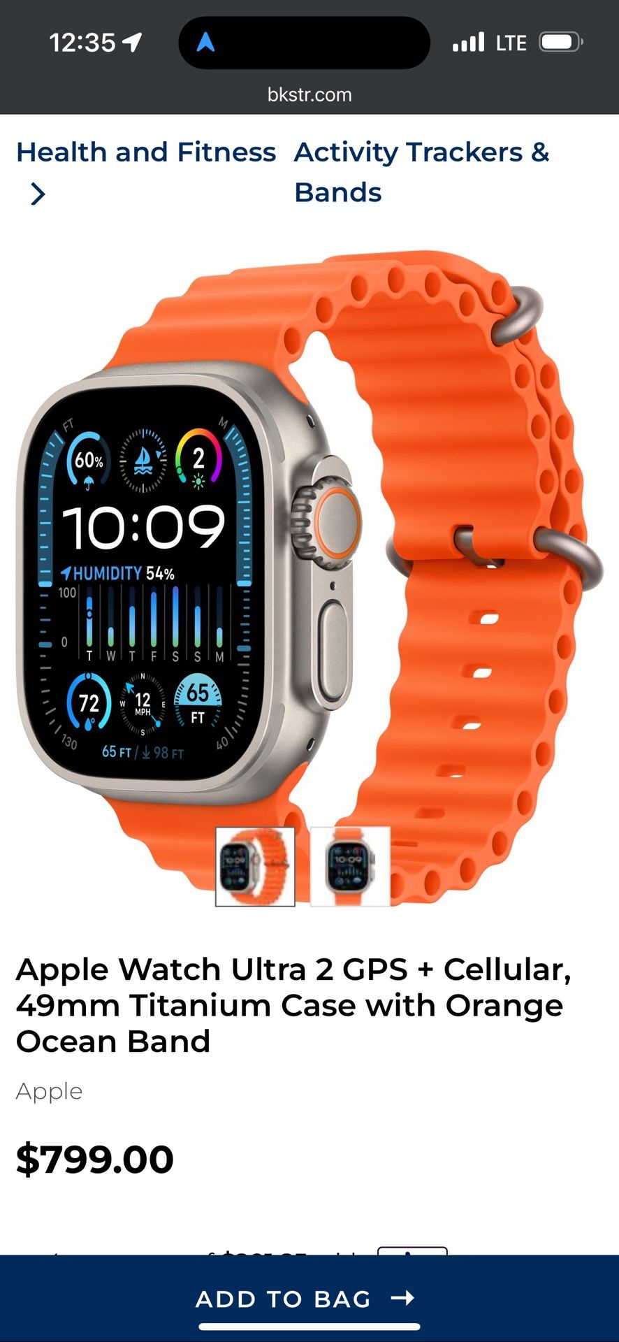 Apple Watch Ultra 2 GPS+Cellular 49MM
