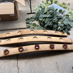 Wine Barrel Stave - Candle Holder 
