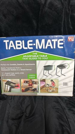 Table-Mate Adjustable Folding Table