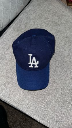 Two-tone Dodgers Hat with USA Flag.