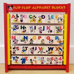 Disney Flip-Flop Alphabet Blocks
