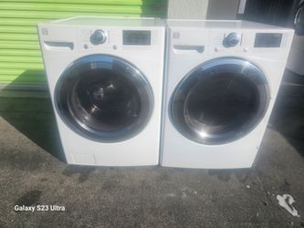Kenmore Front Loading Washer And Stackable Gas Dryer Set