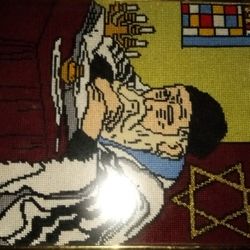 Rabbi Reading Torah org. artwork