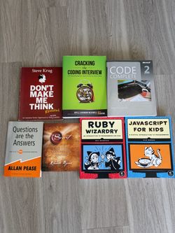 Mixed Book Lot – Programming, Self-Help & More