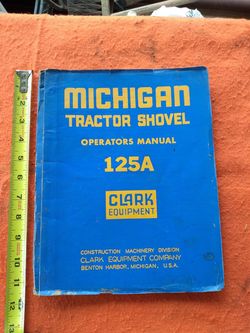 Michigan Tractor Shovel operators manual
