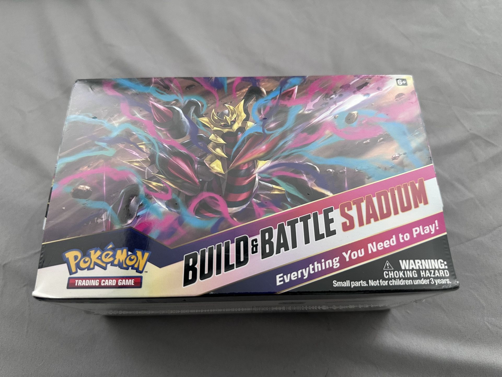Pokemon card lost origin build and battle stadium box