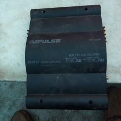 I M P U L S E - Woofer- Amplifier For A Car Still Working  Have You Seen The Speakers Ro OT 206 Speaker I Have It On The OfferUp They Go Together .