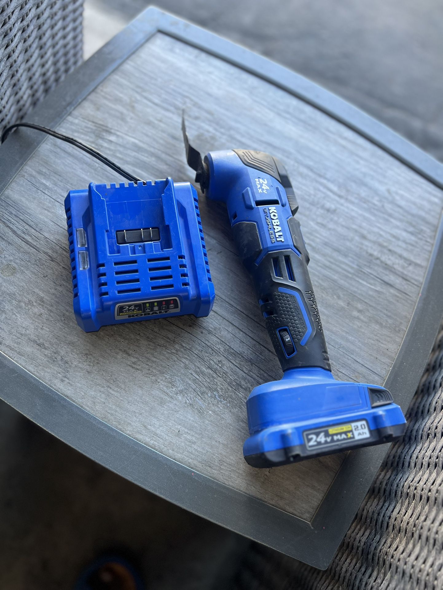 Kobalt Brushless W/charger And Accessories