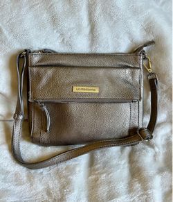 Liz Claiborne Champagne Gold Adjustable Crossbody Purse