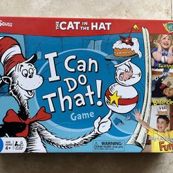 Wonder Forge Cat in The Hat I Can Do That! Kids Activity Game