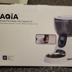 NEW - Smart Automatic Pet Feeder with Camera, Audio, and App