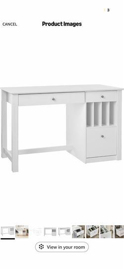 White desk