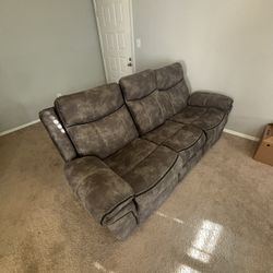 Dual Recliner Couch