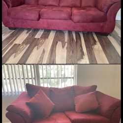 Red Couch Set 