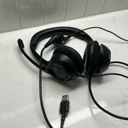 Logitech USB Headset w/ Noise-Canceling Mic – Great for Work Calls