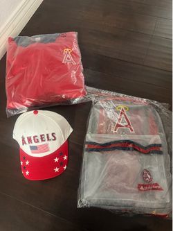 Angel baseball items.  Crewneck size xl. $10 EACH