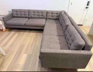 🩶 JoyBird Essence Ash sectional couch