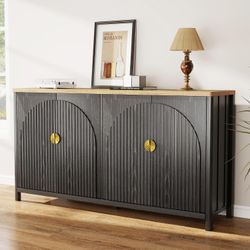 Set of 2- Wood Storage Cabinets