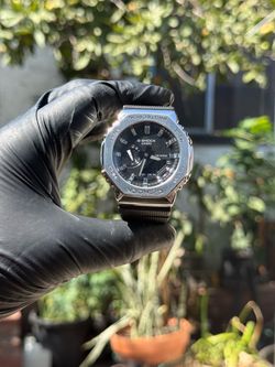 G-Shock Silver & Black Watch – Analog Digital 200M