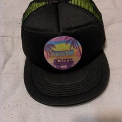 Vintage Snapback Mesh Trucker Hat Adjustable. Fresno Logo 