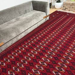 Authentic Persian Handmade Wool Rug – Timeless Beauty