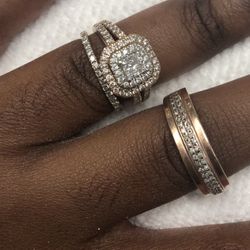 Rose Gold Wedding Rings