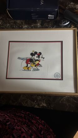1935 The Walt Disney Company Limited Edition Serigraph The Skating Lesson