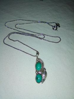 Vintage Navajo sterling silver necklace