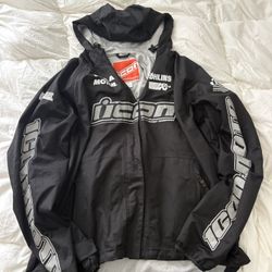 Y2K Icon Motorsport Moto Racing Jacket (L)