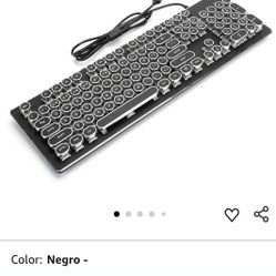 Royal Kludge Type Round Keycap, Black 