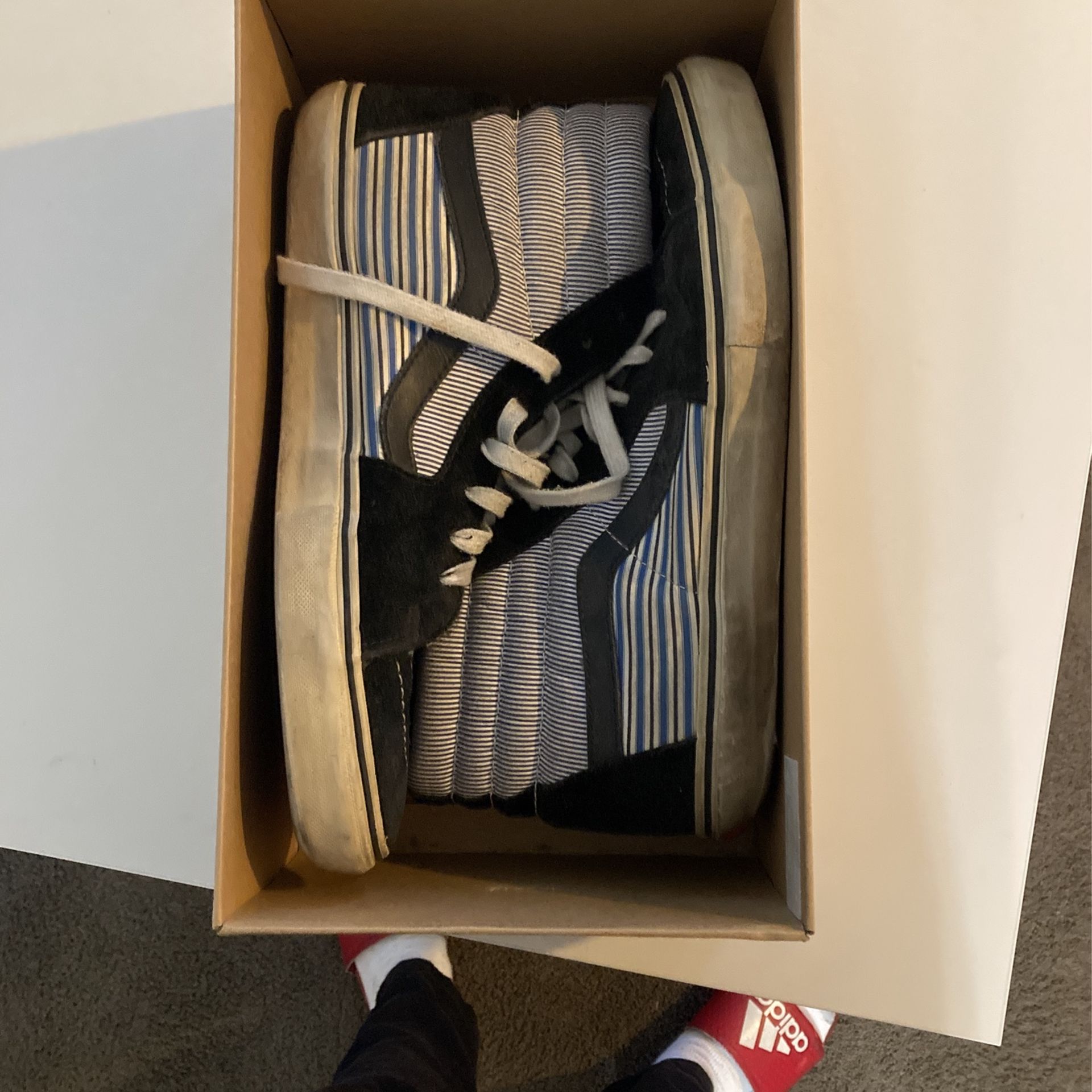 Supreme X CDG vans Sk8 Hi
