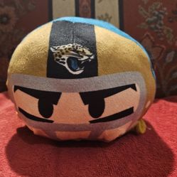 JACKSONVILLE JAGUARS SOFT  PLUSH  SMALL PILLOW  10" PRE-OWNED 