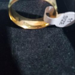 Gold Wedding Band 