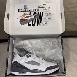 Jordan Spizike Low White/Cool Grey - Anthracite