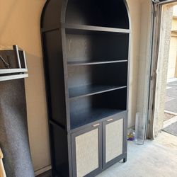 Large Black Bookshelf 