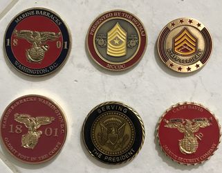 Rare challenge coin collection Presidential Security
