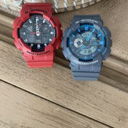 Two G Shock Watches 