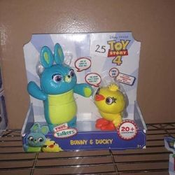 TOY STORY BUNNY AND DUCKY TALKING FIGURES 