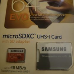 Samsung Micro SDXC Uhs.I Card new